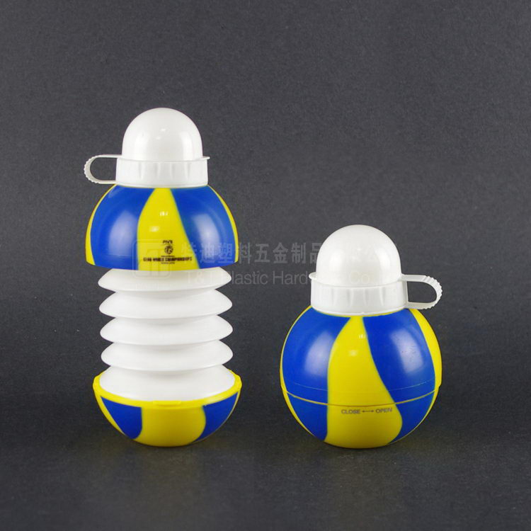 TT-Y017F 沙滩排球双色球型水壶伸缩系列