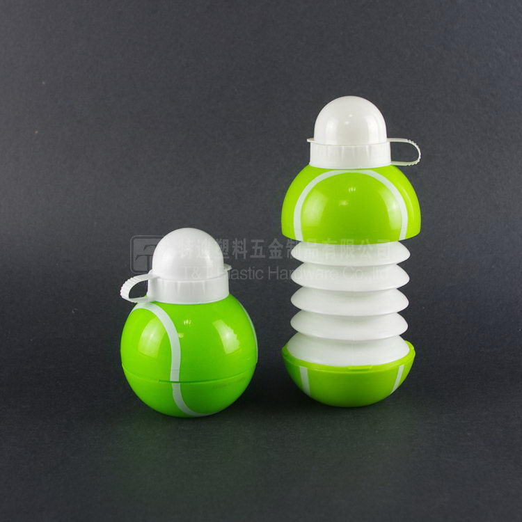 TT-Y017E 运动网球塑料折叠水壶500ML