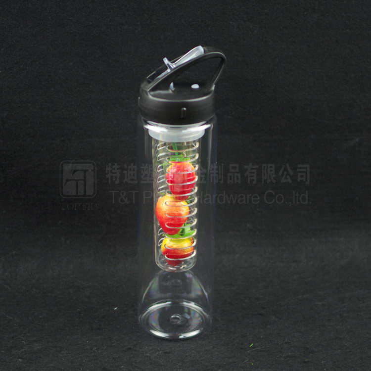 TT-T268 透明塑料随手杯榨汁水果杯 800ML